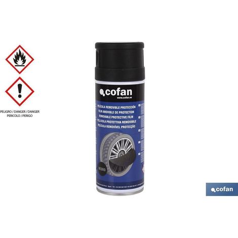 Película removible protección negro mate 400 ml