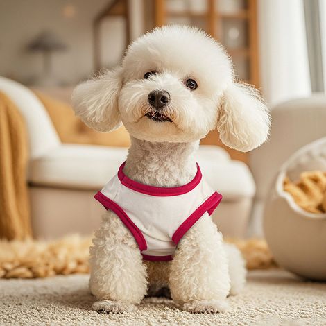1 pièce de vêtements mignons pour animaux de compagnie - Vêtements pour chien - Gilet Bichon Teddy - Vêtements d'été pour chat (1/2)