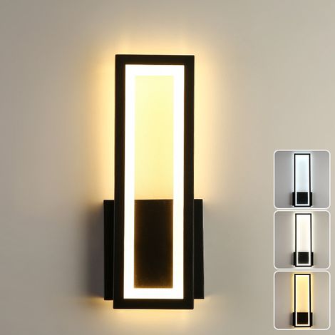 Appliques LED, Lampe de chevet moderne, Applique LED, Éclairage décoratif d'intérieur, 3 températures de couleur réglables (1/5)