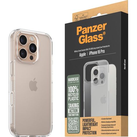PanzerGlass - HardCase - iPhone 16 Pro - Transparent