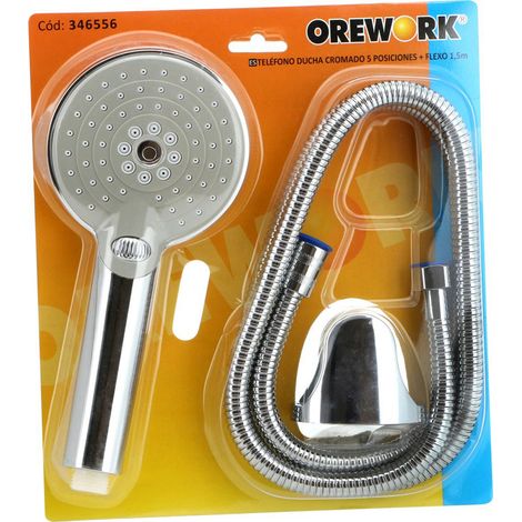 Ducha 5 posiciones con flexo extensible Orework