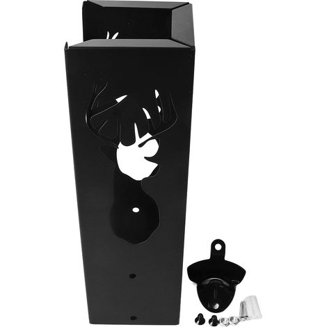 Lot porte-canettes mural métal, support canette facile à installer, déco rangement, créatif. (1/5)