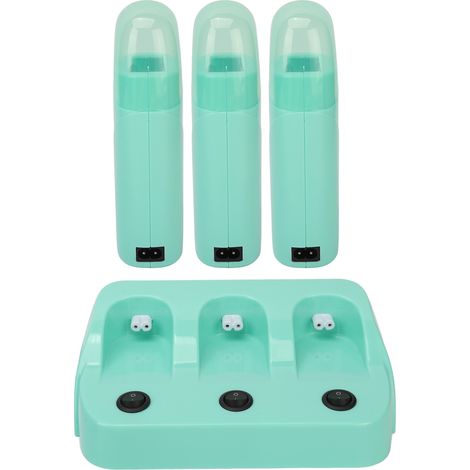 Chauffe-cire électrique 3 en 1 pour épilation - Base pour aisselles et jambes inclus - Hommes et femmes - 220V EU (1/5)
