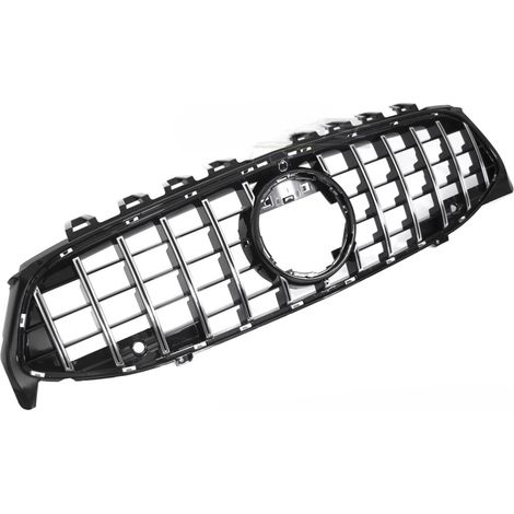 Grille calandre Mercedes CLA W118 de 2019 a 2023 Look GT Noir Chrome-42698597 (1/4)