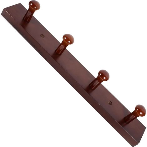 robustes marron tringle à vêtements à 4 barres pour la