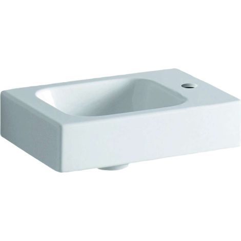 Geberit iCon lavamanos 38x28cm, blanco, con agujero para grifo a (1/5)