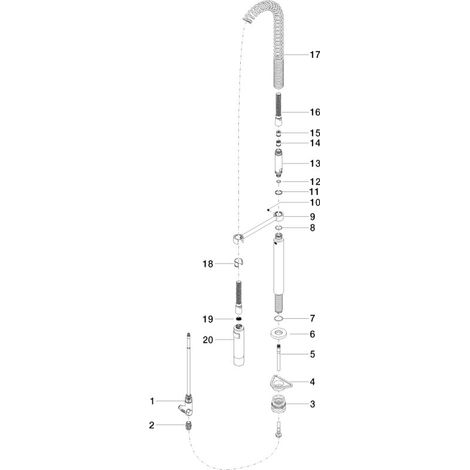 DORNBRACHT 27799970-42 Ensemble douche professionnelle SÉRIE NEUTRE