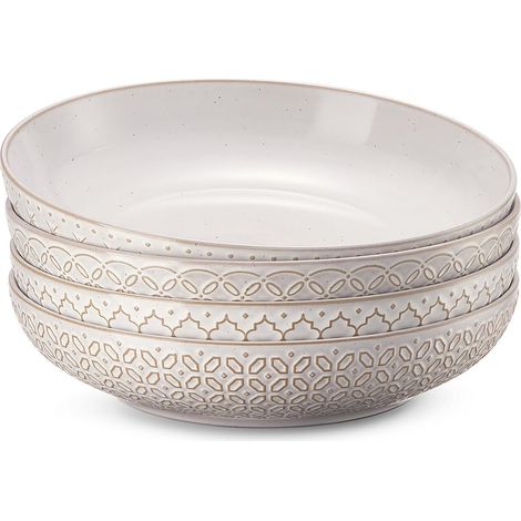 Set de 6 petites assiettes en céramique colorée 20 cm