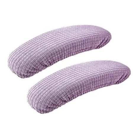 par de almohadillas para reposabrazos, Cojines para reposabrazos de sillas, Aptas para sillas de oficina y sillas gaming, Rojo burdeos (1/5)