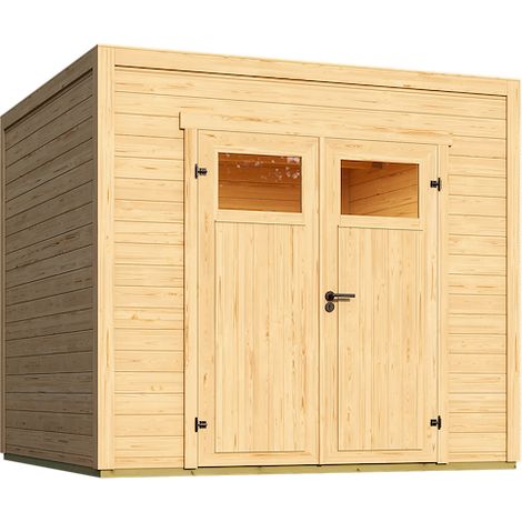 Nika 2, 28 mm, 250x250cm, Flachdach, natur