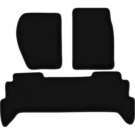 Tapis de sol BASIC en velours noir pour : Land Rover Discovery I tout-terrain (1989-1998) (1/5)