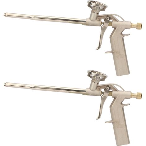 Foam Gun - 8 MPa - 5 L/min - Aluminum Front Galvanized Iron Handle - For Window Bathtub Cabinet Sealing - 2 Pieces (1/5)