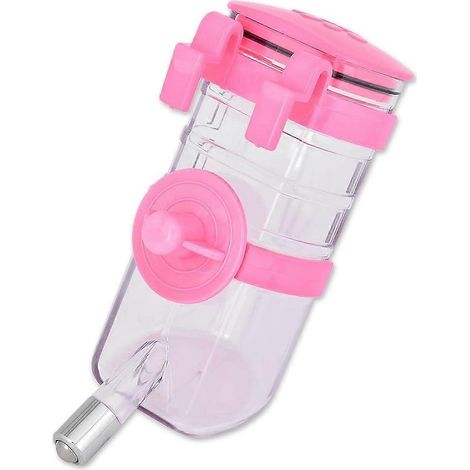 Bouteille d'eau anti-goutte pour lapin, style distinctif, 350 ml, distributeur d'eau suspendu pour cage à chiots (1/4)