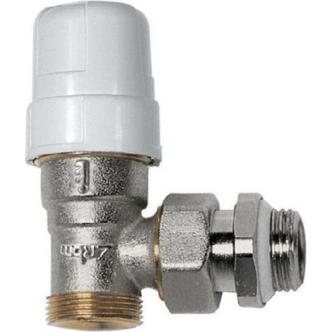 RBM Valvola Termostatizzabile Ad Angolo Per Tubo Rame O Polietilene 3/8" (1/2)