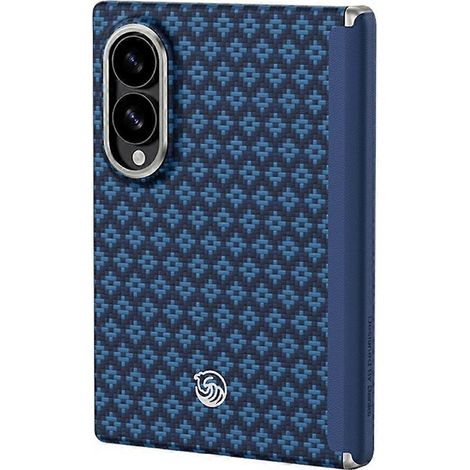 Étui magnétique BENKS compatible avec Samsung Galaxy Z Fold8, protection de charnière, texture tissée, fibre d'aramide, coque de protection pour téléphone