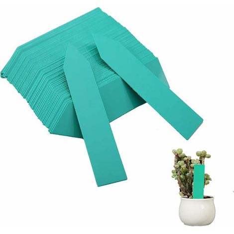 Étiquettes imperméables pour plantes / noms de plantes avec trous, PVC, paquet de 100, couleur G (1/5)