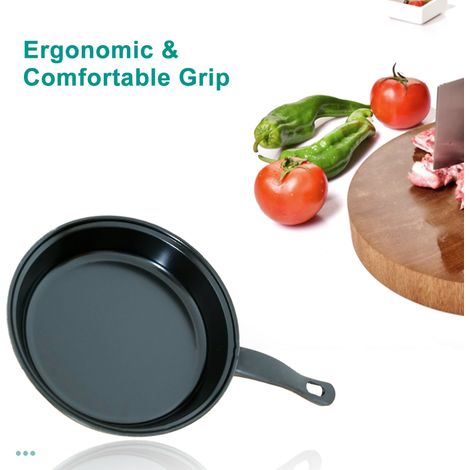 Ensemble de 13 pièces de batterie de cuisine antiadhésive avec revêtement en pierre médicale et poignée ergonomique pour la cuisson, comprenant une casserole à lait, une casserole à soupe et une marmi (1/5)