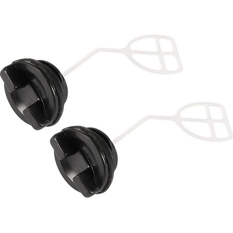 Lot de 2 bouchons réservoir d'huile 45/52/58 pour tronçonneuses 36, 41, 55, 136, 137, 142, 141, 254