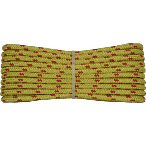 006006152 Treccia surf gialla, 4 mm - 30 mt, Corda intrecciata multiuso resistente ai raggi U.V. e all'abrasione, per attività all'aperto, giardino, mare, guinzagli e fai da te, rottura 105 kg (1/2)