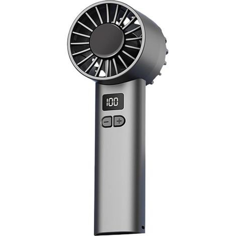 Rechargeable Handheld Fan,Mini Cooling Fan Device,16x5.8x5.5cm/6.3x2.28x2.17 Inches,Digital Display Quiet Air Cooler with Strong Battery Design,Personal Cooling Fans,for Outdoor Home Desk Use (1/5)