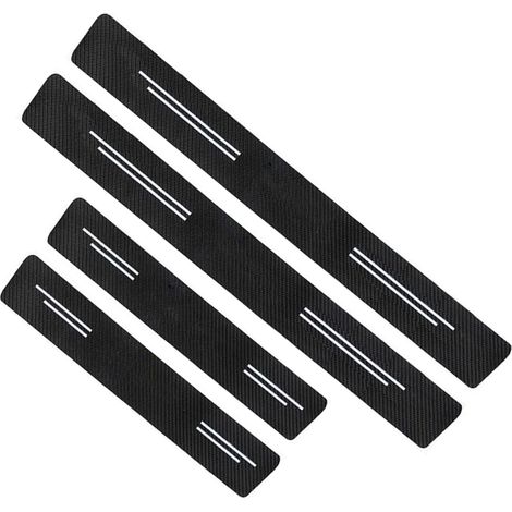 Bande de seuil de porte de voiture, autocollante de protection mignonne et résistante aux rayures, accessoire de voiture type 4, 4 pièces (1/5)
