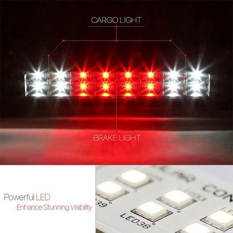Le CC3Z13A613B convient aux feux de freinage surélevés des Ford F-250 / F-350 de 1999 à 2006. (1/4)
