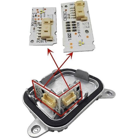 Feux de jour adaptatifs à LED blancs pour BMW Série 3 F34 GT 2017-2018 LCI