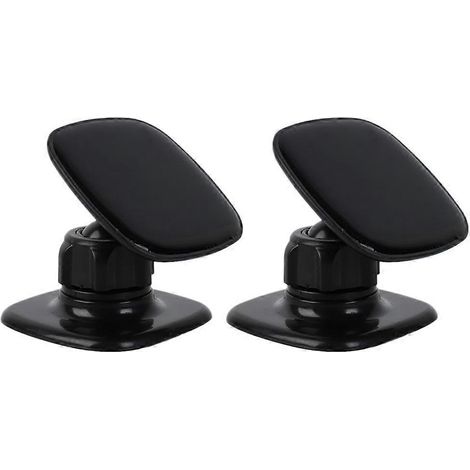 2 Stück Kfz-Handyhalterungen, verstellbare Handy-Halterungen fürs Auto-5.2X4.1X3.9CM-Black (1/3)