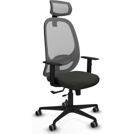 Silla de oficina piqueras y crespo Cilanco gris cómoda ajustable (1/2)