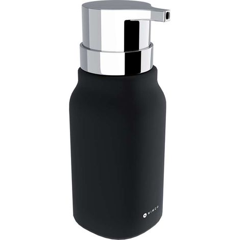 Nimco Eni - Dispensador de jabón líquido, negro mate/cromo ENC 31X-26-90 (1/3)