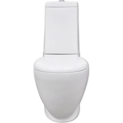 Ensemble de bidet et toilette Céramique Blanc (1/5)