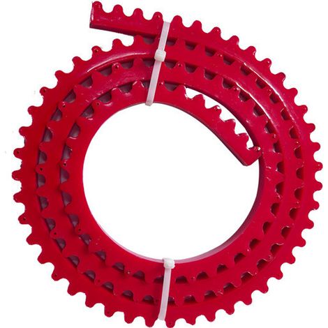 Sollbry Règle incurvée de 2 m,fraisage flexible, fraise supérieure, bandes de profilage pour le travail du bois, chaîne dentée,modèles de fraisage à rayures (1/5)