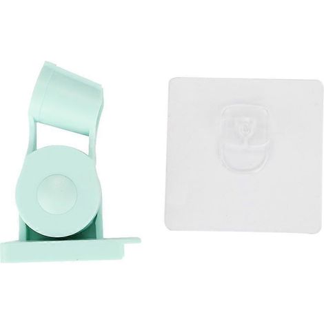 Support de pommeau de douche sans perçage, support réglable pour pommeau de douche de salle de bain (vert) (1/5)