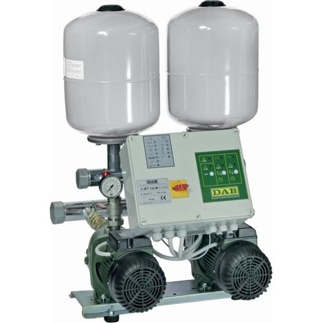 gruppi di pressurizzazione dab 2 euroinox con 2 pompe orizzontali multistadio 40/80 m