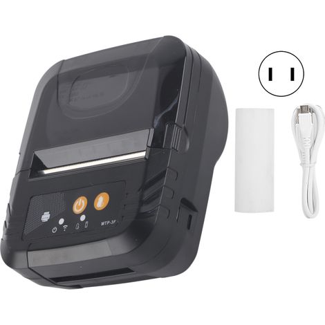 Imprimante thermique portable Bluetooth 78mm pour tickets de caisse et reçus à emporter (prise US) (1/5)