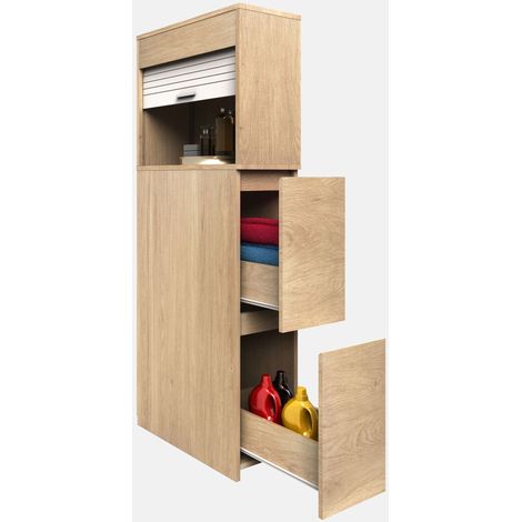Cassetto divisorio per mobili da bagno Tasalo 131x25x48 - VCM