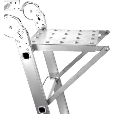 Plateformes d'échelle Système de Support Robuste et antidérapant Accessoires pour échelles Pour peintres, bricolage, projets domestiques, travaux, lutte contre l'incendie domestique, (1/5)