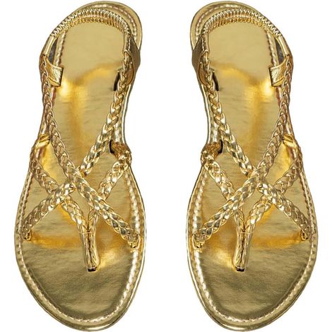 Zapatos planos de mujer estilo romano con puntera de clip, sandalias de verano de moda para mujer, sandalias de baño para mujer (1/5)