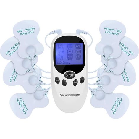 Appareil d'électrostimulation musculaire et nerveuse à 2 canaux pour relaxation du dos, cou, épaules, articulations et jambes (1/5)