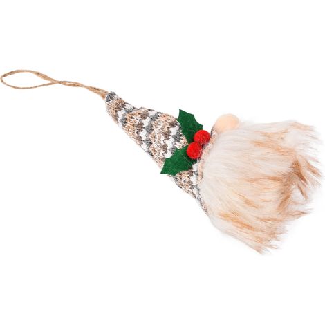 Décoration lumineuse de sapin de Noël suspendue, pendentif sans visage, ornement lumineux, cadeau de Noël pour les fêtes. (1/5)