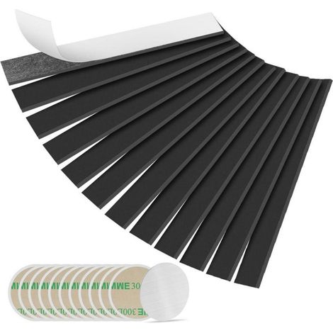 Magnetband selbstklebend 12 Stück für Fliegengitter & Moskitonetze 150x25mm (1/5)
