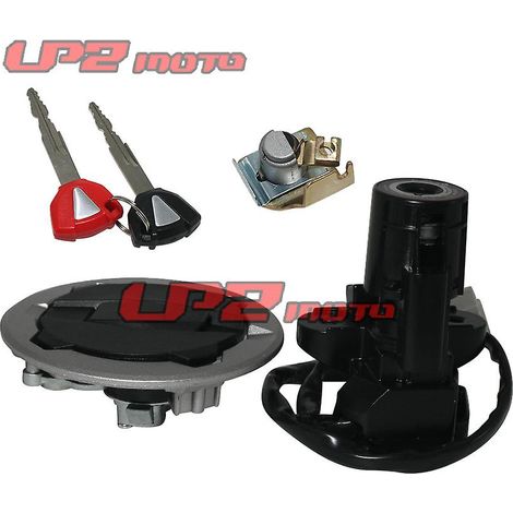 Suitable for Kawasaki ER400 Z400 2019-2022 electric door lock fuel tank cap seat bag lock sleeve lock( )