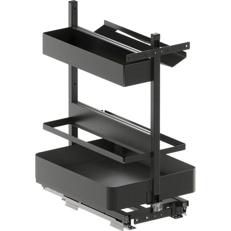 VS SUB Larder Flex Cook Unterschrank - Schrankorganizer Set KB 400mm, Stahl pulverbeschichtet lava (1/3)