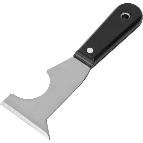 Raspador multifuncional, espátula multifuncional de acero inoxidable para pintores, raspador de pintura de acero inoxidable, herramienta de limpieza portátil para eliminar selladores. (1/5)