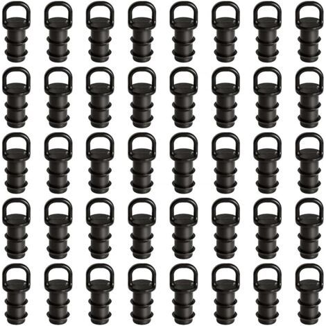 Pair 40 Pièces 16mm Raccords D'irrigation Goutte à Goutte, Bouchons D'extrémité D'irrigation Goutte à Goutte, Adaptateur Bouchons D'Irrigation Goutte, pour Système D'irrigation (1/5)