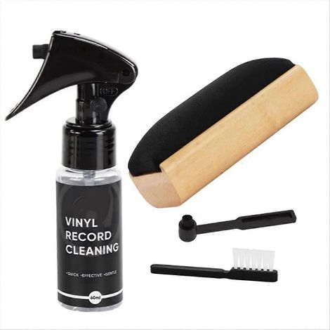 Vinyle Nettoyage de Disque Brosse Platine Nettoyeur Éponge (1/5)