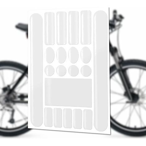 Film de protection transparent pour cadre de vélo (1/5)