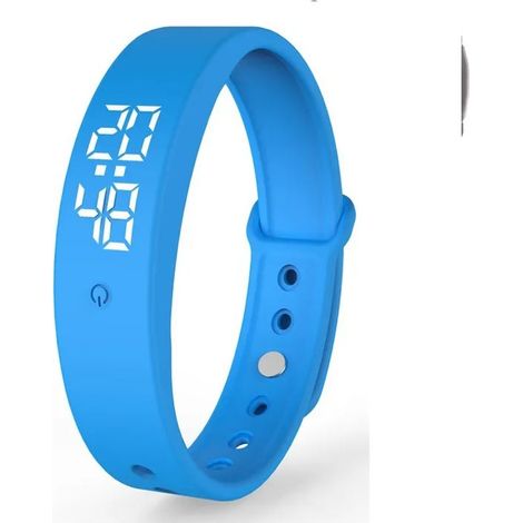Bracelet Reveil Vibrant, 2026 Nouveau Bracelet Reveil, Montre de Réveil avec Vibration Douce pour Enfants et Adultes (1/5)