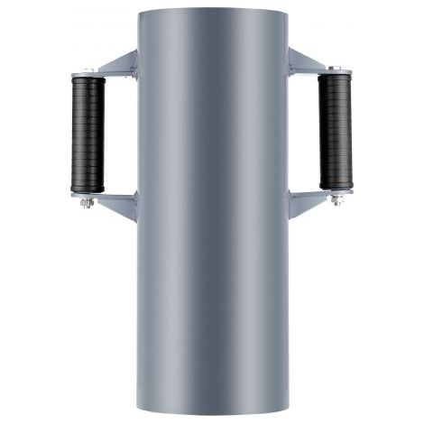 Pfahlramme, Handramme mit 2 Handgriffen, Pfostenramme für Holzzäune, Zaunpfahlramme für T-Pfosten mit Innendurchmesser bis zu 15,5 cm, Ideal für Bauernhof, Garten, Hof, 430x308x165,5 mm (1/5)