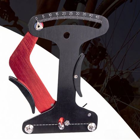 Beyamis Tensiomètre pour rayons de vélo, outil de mesure de tension en alliage d'aluminium, outil de réparation de roues (1/5)
